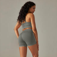 Conjunto de yoga para mujer, leggings y top de cintura alta, chándal sin costuras, tres conjuntos de entrenamiento para ropa de gimnasio - details 37