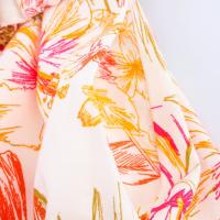Falda plisada con estampado de moda para mujer, elegante vestido delgado de manga corta con cuello en V, regalo - details 10