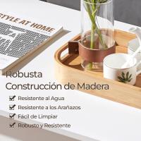 Mesa de Café Elevable y Extensible con Revistero 98x50x(41,8-56) cm Mueble para Sala de Estar y Comedor - details 15
