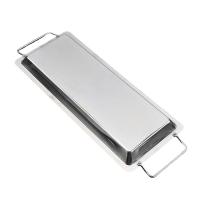 Plancha Rectangular plana para cocinar, accesorio para parrilla de Camping, con 2 asas - details 3