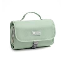 Bolsa de artículos de tocador separada en seco y húmedo de gran capacidad, bolsa de cosméticos grande impermeable desmontable, bolsa colgante plegable - details 10