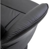Reclinable hasta 145° °   y Giratorio 360° °   con Respaldo Ajustable para Salón Dormitorio Oficina 76x81x101 cm Negro - details 7