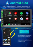 Radio Coche 7" Pantalla Táctil｜Bluetooth/Android Auto/USB/AUX｜FM HD + Manos Libres｜Instalación Plug&Play - details 2