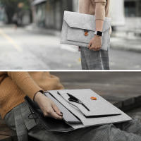 Funda para portátil de 11,6/13/14/15 ", funda de fieltro ultraligera para tableta y portátil, funda con múltiples bolsillos, maletines para Apple Macbook/Asus - details 7