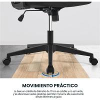 Silla de Oficina Ergonómica Silla Reposabrazo Ajustable Silla Oficina Trabajo con Reposacabeza Silla Giratoria Rosa - details 23