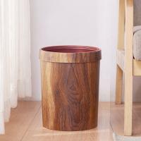Cubo de basura de grano de madera creativo Retro Para el hogar, sala de estar, cocina - details 1