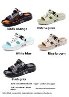 Zapatillas de Hombre 2025 Cómodas Para Interiores y Exteriores Pantuflas de Playa - details 5