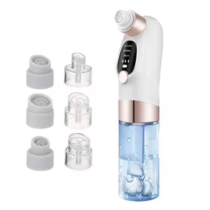 Removedor de espinillas, aspiradora de poros, limpiador facial eléctrico, eliminación de cabeza de acné y espinillas, recargable por USB, ciclo de agua, eliminación de puntos negros - 1