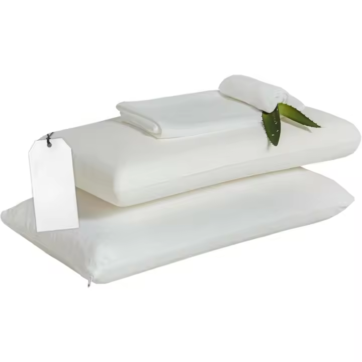 Funda Lavable de Aloe Vera Plus Almohada Viscoelástica Ajustable al Cuello Doble Funda Cremallera - 1