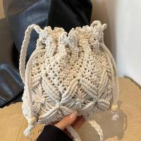 Mochila de Playa de Paja Tejida a Mano de Leten Estilo Occidental Versátil Alta Gama Lusso - details 0
