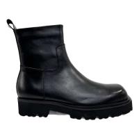 Botas Chelsea con punta redonda para varias estaciones, zapatos de hombre con diseño de seguridad de cuero en el tobillo, nuevo estilo - details 1