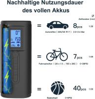 Bomba de Aire Eléctrica Portátil 150PSI Mini Bomba de Aire Digital para Bicicleta con Luz LED - details 1
