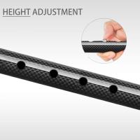 Bastón de fibra de carbono con mango de madera de Wenge, resistente, longitud ajustable, Base de goma para ancianos - details 11