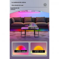 Reloj Despertador Inteligente de Color Dazzle Luz Ambiental en Stock Despertador de Iluminación y Decoración - details 8