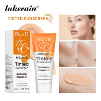 Protector solar teñido con vitamina C con SPF 40 Protector solar mineral hidratante con óxido de zinc y titanio Protección UV Dióxido Brillo saludable - details 0