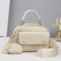 Bolso diagonal de mujer de alta gama de gran capacidad, funda de poliéster PU, dos tirantes, modelo 21550 - details 6