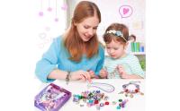 Feliz Kit de Pulseras Hechas por Regalo Perfecto para Niñas de 5 a 12 Años Juego de Abalorios - details 1