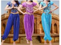 Conjunto de vientre para adultos de princesa, puesta en escena en Arabia Oriental, Bollywood Tre Rave, trajes de baile - details 0