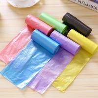 Bolsa de basura desechable de varios colores para cocina, contenedor de plástico grueso con forro para proteger la privacidad, 300 piezas - details 1