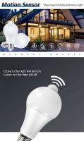 Bombilla LED de Movimiento PIR 6W a 20W E27 110V 220V Luz de Sensor de Radar para Hogar, Escalera, Camino Halógenos - details 1