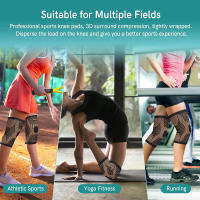 Rodillera de fibra de iones de cobre para hombres y mujeres, soporte de compresión, entrenamiento deportivo, desgarro de menisco, alivio del dolor articular ACL, 1 par - details 9
