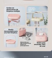 Limpiador de Pincel de Maquillaje Eléctrico Secado Rápido, Almacenamiento, Desinfección Ultravioleta - details 2