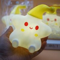 Luz LED de noche de silicona para niños, lámpara de mesita de noche táctil creativa, decoración de dormitorio, regalo Kawaii para niños - details 7