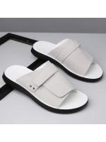 Verano nuevos hombres gladiadores todo partido de cuero de gamuza Casual zapatos transpirables sandalias de playa al aire libre zapatillas más el tamaño - details 6
