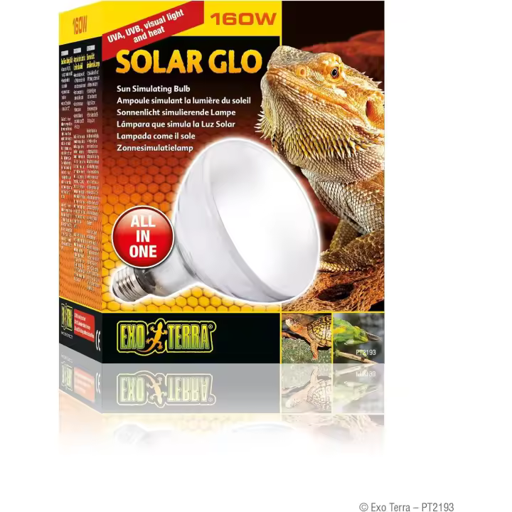Exo Terra Bombilla Solar Glo Vapor de Mercurio, 160 W. - 1