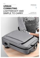Mochila de negocios para hombre, mochila impermeable para ordenador, tela Oxford, gran capacidad, Busines de carga USB - details 1
