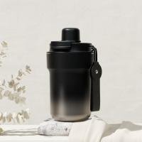Taza térmica de doble bebida con gradiente, taza aislada al vacío de acero inoxidable de gran capacidad con tapa, Taza de Café Termo - details 12