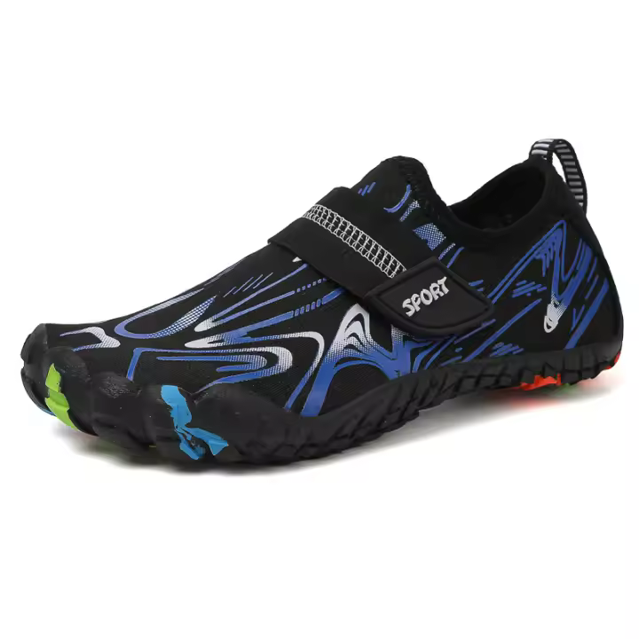 Zapatillas de Manga Multicolor Saguaro Zapatos de Trekking Unisex para Caminar, Natación, Surf, Fitness Zapatos de Niño con Hebilla - 1