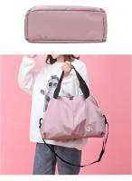 Bolsa de gimnasio de gran capacidad para mujer, bolso deportivo impermeable para natación y Yoga, bolsa de viaje multifunción, paquete de fin de semana XA190Y - details 10