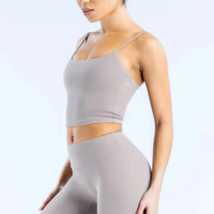 Nuevo top de tirantes de spandex Origin, adecuado para el fitness femenino, estiramientos, ropa de yoga transpirable. ﻿ - 1