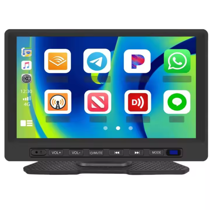 Carplay Inalámbrica Android Auto, Pantalla Portátil de 7 Pulgadas para Coche - 1