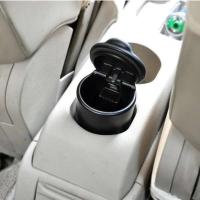 Cenicero de aleación ligera LED, taza de aluminio, sin humo, portátil, desmontable, soporte para cenicero de coche - details 1