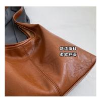 Bolso de hombro de cuero suave para niño y madre, bolso de mano de gran capacidad, viaje, moda, informal, Nuevo - details 11