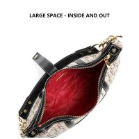 CH Trendy Letter Designer Modelo Vintage Color sólido Bolso impreso Cadena de damas 2024 Nuevo bolso clásico para mujer Mochila de lujo de alta gama - details 8