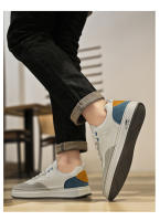 Nuevos Zapatos Deportivos Versátiles De Moda, Zapatos De Tablero Bajos De Cuero Casual Para Hombres - details 13