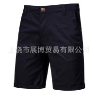 Verano nuevos hombres casuales recta cinco pantalones cortos de trabajo masculino - details 3