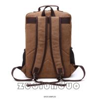 Bolso de Hombro Vintage de Lona PORCHEDDU Gran Capacidad para Hombres Bolsas Escolares para Adolescentes Mochila para Laptop - details 11