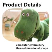 Muñeco De Peluche Dinosaurio Tyrannosaurus 40cm Cartoon Lindo Regalo De Cumpleaños Para Niños Y Niñas Relleno De Algodón PP - details 1