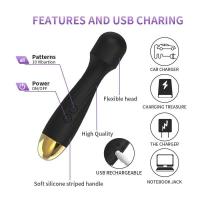 Femenino Mini AV Palo Vara Vibrator Juguete Sexual Masajeador portátil inalámbrico poderoso para tejido profundo Herramienta de masaje eléctrico adulto - details 2