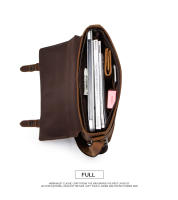 CONTACT'S crazy horse-Bolso de piel auténtica para hombre, bandolera vintage para ordenador portátil, bolso cruzado - details 13