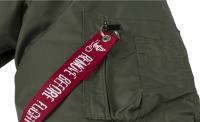 Chaqueta de vuelo Bomber CWU 45P acolchada de nailon para invierno, abrigo de estilo militar Vintage TOP GUN, chaqueta para hombre - details 15