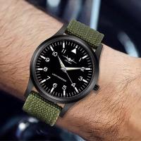 Dugary Pilot Military quartz Watch Men 's Sporting Fashion Watch Citizen mechón impermeable luminoso logotipo masculino - details 11