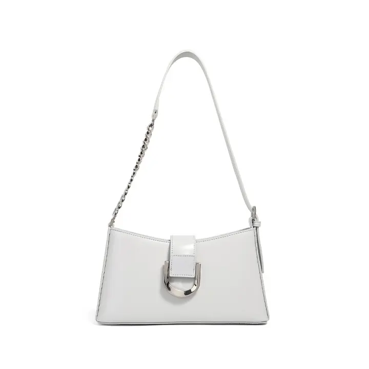 Premium commuter debajo del brazo bolso de las mujeres versátil moda bolso de hombro de piel de vaca baguette bolso de mensajero - 1