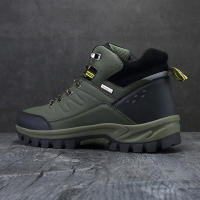 Zapatos de senderismo populares para hombre, zapatillas de cuero para exteriores, botas de montaña, calzado de escalada, trotar, Trekking - details 4