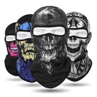 Gorro estampado para ciclismo, gorra de viento, máscara multifunción, forro para casco de Moto, pasamontañas de cara completa - details 6