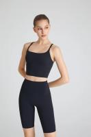 Pantalones cortos de yoga de cintura alta para mujer, secado rápido, levantamiento de cadera, fitness, correr, ciclismo, pantalones cortos cómodos transpirables de secado rápido - details 11